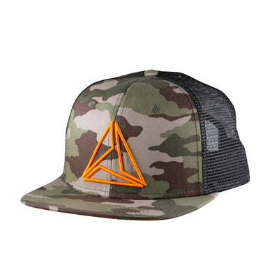 JOHN POILEUX COLLAB TRUCKER - CAMO/ORNG