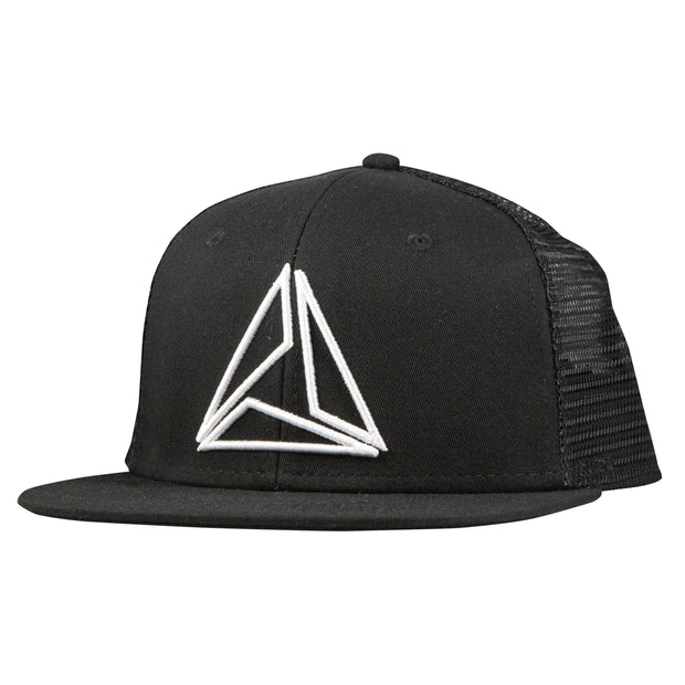 TRIAD RAISED TRUCKER - BLACK/WHITE