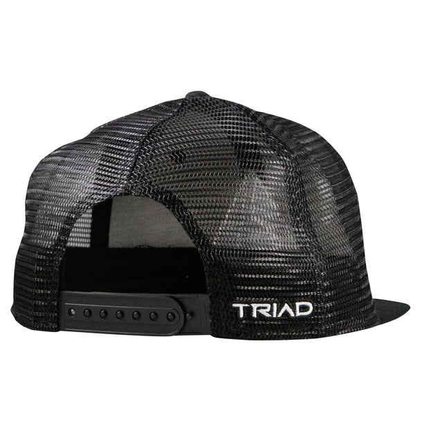 TRIAD RAISED TRUCKER - BLACK/WHITE