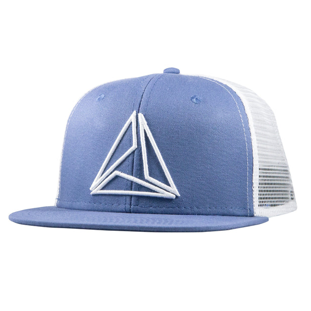 TRIAD RAISED TRUCKER - SLATE BLUE/WHITE