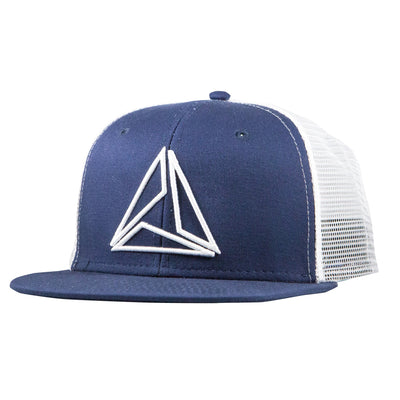 TRIAD RAISED TRUCKER - NAVY/WHITE
