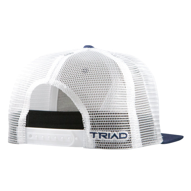 TRIAD RAISED TRUCKER - NAVY/WHITE